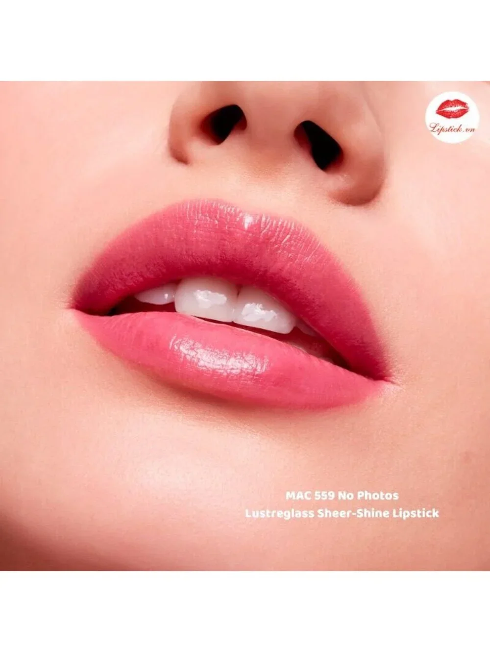 NEW MAC Lustreglass Sheer-Shine Lipstick 559 No Photos – NEW Shade August 2026